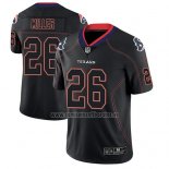 Camiseta NFL Limited Houston Texans Lamar Miller Negro Color Rush 2018 Lights Out