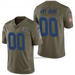Camiseta NFL Limited Indianapolis Colts Personalizada 2017 Salute To Service Verde
