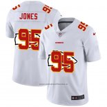 Camiseta NFL Limited Kansas City Chiefs Jones Logo Dual Overlap Blanco