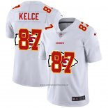 Camiseta NFL Limited Kansas City Chiefs Kelce Logo Dual Overlap Blanco
