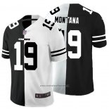 Camiseta NFL Limited Kansas City Chiefs Montana Black White Split
