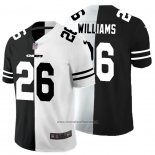 Camiseta NFL Limited Kansas City Chiefs Williams Black White Split
