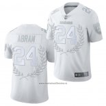 Camiseta NFL Limited Las Vegas Raiders Johnathan Abram MVP Blanco