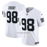 Camiseta NFL Limited Las Vegas Raiders Maxx Crosby Vapor F.U.S.E. Blanco