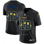 Camiseta NFL Limited Los Angeles Chargers Herbert Logo Dual Overlap Negro