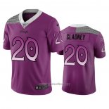 Camiseta NFL Limited Minnesota Vikings Jeff Gladney Ciudad Edition Violeta