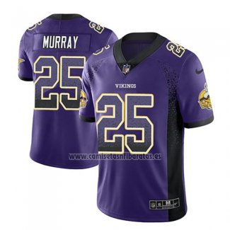 Camiseta NFL Limited Minnesota Vikings Latavius Murray Violeta 2018 Rush Drift Fashion