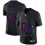 Camiseta NFL Limited New England Patriots 10 Personalizada Logo Dual Overlap Negro
