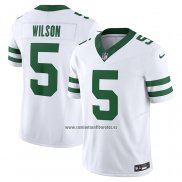 Camiseta NFL Limited New York Jets Garrett Wilson Vapor F.U.S.E. Legacy Blanco