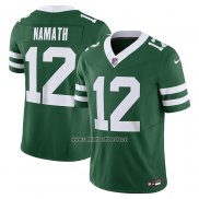 Camiseta NFL Limited New York Jets Joe Namath Vapor F.U.S.E. Legacy Verde