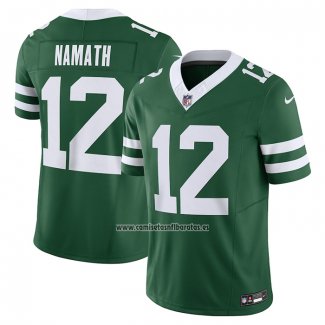 Camiseta NFL Limited New York Jets Joe Namath Vapor F.U.S.E. Legacy Verde