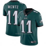 Camiseta NFL Limited Nino Philadelphia Eagles 11 Wentz Verde