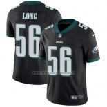 Camiseta NFL Limited Nino Philadelphia Eagles 56 Chris Long Negro Alternate Stitched Vapor Untouchable