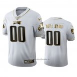 Camiseta NFL Limited Philadelphia Eagles Personalizada Golden Edition Blanco