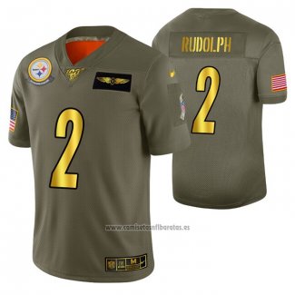 Camiseta NFL Limited Pittsburgh Steelers Mason Rudolph 2019 Salute To Service Verde