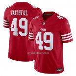 Camiseta NFL Limited San Francisco 49ers The Faithful Vapor F.U.S.E. Rojo