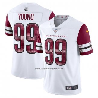 Camiseta NFL Limited Washington Commanders Chase Young Vapor Untouchable Blanco