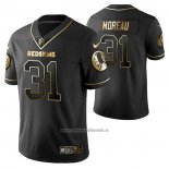 Camiseta NFL Limited Washington Commanders Fabian Moreau Golden Edition Negro