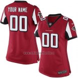 Camiseta NFL Mujer Atlanta Falcons Personalizada Rojo