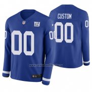 Camiseta NFL New York Giants Personalizada Azul Therma Manga Larga
