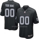Camiseta NFL Nino Las Vegas Raiders Personalizada Negro
