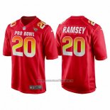 Camiseta NFL Pro Bowl Jacksonville Jaguars 20 Jalen Ramsey AFC 2018 Rojo