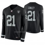 Camiseta NFL Therma Manga Larga Las Vegas Raiders Gareon Conley Negro