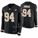 Camiseta NFL Therma Manga Larga New Orleans Saints Cameron Jordan Negro