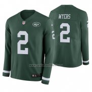 Camiseta NFL Therma Manga Larga New York Jets Jason Myers Verde