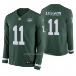Camiseta NFL Therma Manga Larga New York Jets Robby Anderson Verde