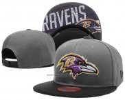 Gorra Baltimore Ravens Gris Negro