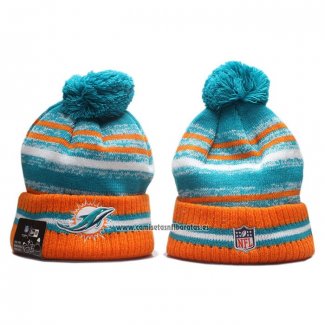 Gorro Beanie Miami Dolphins Naranja Verde