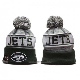 Gorro Beanie New York Jets Verde Blanco