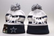 Gorro Dallas Cowboys Blanco Negro