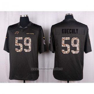 Camiseta NFL Anthracite Carolina Panthers Kuechly 2016 Salute To Service