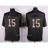 Camiseta NFL Anthracite Las Vegas Raiders Crabtree 2016 Salute To Service