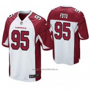 Camiseta NFL Game Arizona Cardinals 95 Leki Fotu Blanco