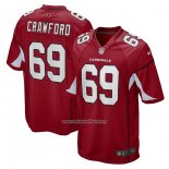 Camiseta NFL Game Arizona Cardinals Jack Crawford Rojo