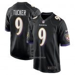 Camiseta NFL Game Baltimore Ravens Justin Tucker Negro