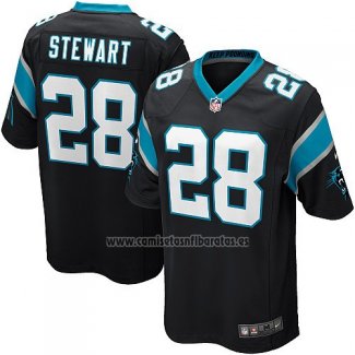 Camiseta NFL Game Carolina Panthers Stewart Negro