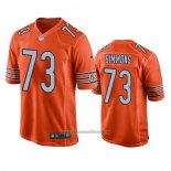 Camiseta NFL Game Chicago Bears Lachavious Simmons Alterno Naranja