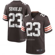 Camiseta NFL Game Cleveland Browns Andrew Sendejo Marron