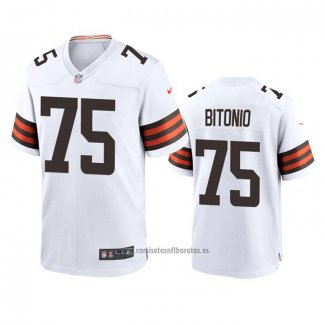 Camiseta NFL Game Cleveland Browns Joel Bitonio 2020 Blanco