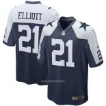 Camiseta NFL Game Dallas Cowboys Ezekiel Elliott Alterno Azul