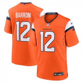 Camiseta NFL Game Denver Broncos Jahdae Barron 2025 Naranja