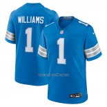 Camiseta NFL Game Detroit Lions Jameson Williams Azul