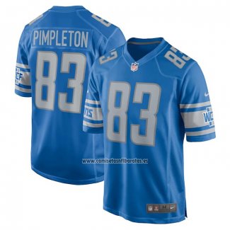 Camiseta NFL Game Detroit Lions Kalil Pimpleton Azul