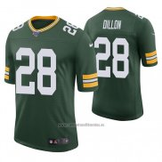 Camiseta NFL Game Green Bay Packers 28 Aj Dillon 2020 Vapor Verde