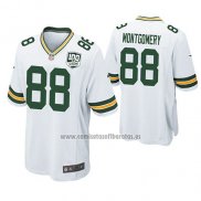 Camiseta NFL Game Green Bay Packers Ty Montgomery Blanco 100th Anniversary