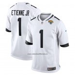 Camiseta NFL Game Jacksonville Jaguars Travis Etienne Jr Blanco